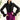 Elegant women's ruffle blouse in nero, featuring a classic French fashion design with a distinctive collar, long sleeves, and a fitted waist.