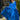 Azure blue embroidered lace maxi dress in a bohemian style, featured in size 5XL, with intricate fashion design elements suitable for formal events and occasions.