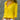 Model wearing a yellow, long sleeve silk blouse with a satin finish, featuring a collar and button-down design.