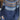 Fair Isle Women's Crew Neck Nordic Knit Sweater in blue, size 2XL, featuring a cozy winter fashion design with patterned sleeves and collar.