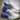 Flame-Design Blue White Men's Sneakers with an electric blue and white color scheme, featuring a futuristic and trendy style, suitable for athletics and casual wear.