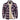 Men's red flannel Sherpa jacket in plaid design, insulated for winter wear, size 2XL with collar and long sleeves.