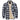 Men's insulated flannel sherpa jacket in black with a plaid pattern, featuring long sleeves, a collar, and cozy lining, size 2XL.