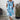 Blue floral print sleeveless summer tunic top for women, size 3XL, featuring a relaxed fit and vibrant floral patterns.