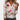 A lightweight chiffon floral V-neck blouse in white with long sleeves, featuring a pink floral pattern, shown in size XL.