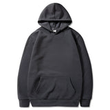 A dark gray heavyweight unisex hoodie in size 3XL, featuring a durable design for winter wear with a hood and long sleeves.