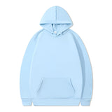 Forest Green Heavyweight Unisex Hoodie for Winter Wear, displayed in Sky Blue color, size 3XL, with a durable fabric and long sleeves.