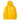 A yellow heavyweight unisex hoodie in size 3XL with a durable design, featuring a hood, long sleeves, and a comfortable collar, suitable for winter wear.