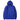 Blue heavyweight unisex hoodie with sleeves and a hood, designed for durable winter wear.