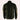 Men's forest green wool cable knit sweater with elbow patches, featuring a high neckline and long sleeves.