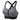 A women's front-zip high support sports bra featuring a cross-back design in a Grigio1 color with size XL222 displayed against a minimal background.