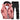 Men's fuchsia hooded track jacket in pink, size XXL, featuring a collar and long sleeves, paired with black moisture-wicking pants.