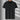 Men's polo shirt in black and blue with a geometric triangle pattern, featuring short sleeves, a collar, and button-up design, in size XL.