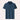 Men's polo shirt featuring a stylish geometric blue triangle pattern, showcasing a collared design with short sleeves, ideal for casual wear.