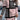 Geometric Panel Long Sleeve Mini Dress - Pink & Gray Urban Chic