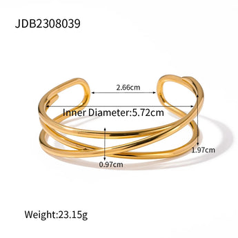 Gold heart bracelet with an adjustable minimalist open heart design, displayed as a romantic jewelry gift.