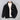 Gray corduroy men's urban winter jacket in Nero color, size 3XL, featuring a high collar, long sleeves, button details, and insulated design.