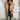 Gray women's long cardigan in khaki, size XXL, featuring zippered pockets, long sleeves, and a collar, suitable for fall fashion.