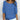 Blue knit sweater for women in 5XL size, featuring a casual lightweight design suitable for spring. The sweater has long sleeves and a round neck, shown on a model against a white background.
