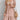 A pink short sleeve summer casual dress in size 3XL, featuring pleats and a midi length, shown with emphasis on the shoulder, waist, and neckline design.