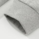 Heather grey women's lightweight casual pullover hoodie featuring long sleeves, designed for comfort and cozy fall fashion.