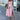 Light pink, XL designer-inspired high slit maxi dress featuring a strappy back, showcasing elegance with its one-piece garment design and flattering fit.