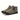 Olive green athletic sneakers with high-traction anti-slip rubber soles, designed for outdoor walking.