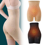 High-Waist Trainer Panty - Slimming Shapewear, Tummy & Thigh Control, shown on a model's waist and thighs.
