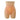 Beige high-waist trainer panty for slimming shapewear, providing tummy and thigh control, modeled on a human body.