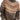 Icelandic hand-knit wool turtleneck sweater in a Nordic winter fashion design, featuring a fawn-colored pattern. The sweater has long sleeves and is shown on a person with a beard and moustache. The variant displayed is Marrone1 in size XXL.