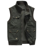Khaki men's lightweight bomber jacket featuring a ribbed collar and snap button closure in a green color, 5XL size.
