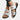 Leopard print slip-resistant women's sandals with a trendy summer design, featuring a wit color in size 42, showcasing a fashionable pattern on the foot and human leg.