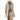 Light beige slim fit women's hooded quilted winter coat in size 3XL, featuring a soft fur-trimmed hood, full-length sleeves, and a sleek, tailored design for a fashionable look.