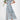 Light blue ruffle sleeve floral chiffon maxi dress, showcasing elegant sleeves and flowing material, ideal for a summer gown.