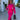 A woman wearing a fuchsia sleeveless midi dress paired with stylish sunglasses, showcasing a chic summer fashion outfit.