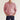 Light gray men's long sleeve knit polo sweater in a relaxed fit, featuring a collar and button-up front, displayed in a pink color, size 3XL.