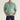 Light gray men's long sleeve knit polo sweater in a relaxed fit, shown in light green color, size 3XL, featuring a dress shirt style with a comfortable sleeve length and a classic neck design.
