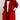 Red oversized double-breasted trench coat for women, featuring a classic collar and long sleeves, in size 3XL.