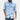 Blue linen shirt for men in a relaxed-fit style, featuring a casual lightweight design suitable for summer wear; includes a collar and sleeves, shown in size 3XL.