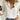 White linen blouse for women, featuring a casual V-neck design, suitable for summer. The blouse has short sleeves and is available in size 5XL.