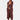 Long black ribbed oversized knit cardigan for women, featuring full-length sleeves and a relaxed fit, styled in a brown color in size 2XL, suitable for winter wear.