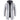Long grey hooded thermal coat for men, slim fit winter outerwear, in dark gray color, size XXL, featuring a sleek design with buttons, long sleeves, and a collar.