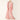 Elegant pink long sleeve formal gown with a draped crossover design, featuring a sophisticated neckline and tailored fit suitable for formal occasions. The dress is a one-piece garment in size 2XL, showcasing a blend of classic and contemporary fashion design elements.