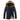 Luxurious dark blue designer parka with fur-lined collar and sleeves, suitable for winter wear; available in size 2XL.