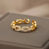 Luxury Pave Diamond Gold Link Bracelet featuring a series of interlocking gold links adorned with sparkling diamonds, showcasing high-end women's jewelry craftsmanship.