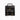 Luxury two-tone leather satchel in nero, featuring a rectangular shape with a studded flap and metal accents, equipped with a strap for easy carrying.