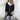 Elegant black wool cape for women, size 3XL, featuring a stylish shoulder design and a sophisticated collar.