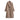 Luxury women's double-breasted beige wool winter coat in khaki, size XL, featuring a tailored collar and long sleeves.