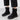 Black Maria™ women's cozy winter ankle boots with fur lining and slip-resistant soles, shown on a human leg, size 42.