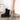 Cozy winter ankle boots for women featuring a fur-lined interior and slip-resistant sole, shown in a stylish design with white and grey accents.